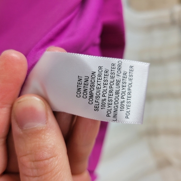 NEW WAYF Single Button Blazer Suit Jacket Pink Purple Size Medium - Picture 6 of 10